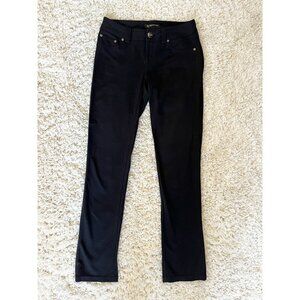 INC Womens Black Stretch Ponte Pants 2P